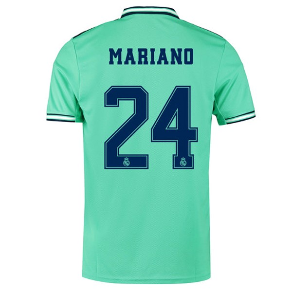 Trikot Real Madrid NO.24 Mariano Ausweich 2019-20 Grün Fussballtrikots Günstig